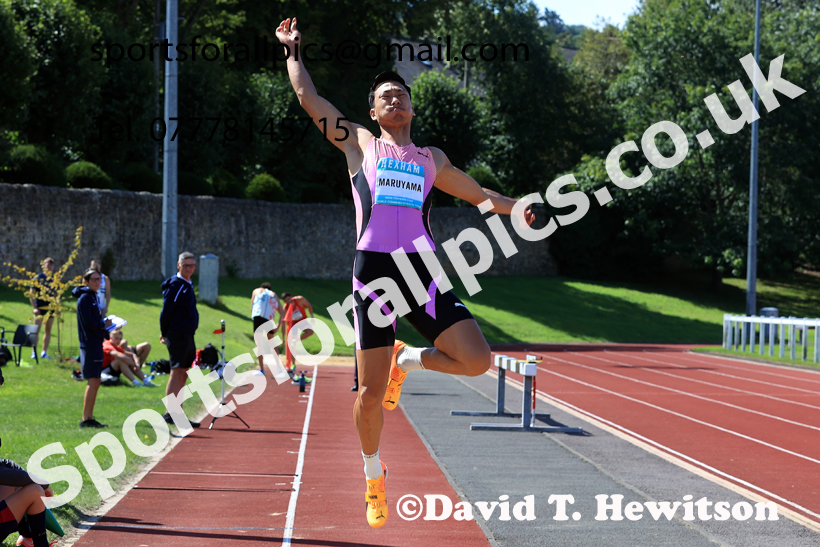 Decathlon long jump, 2025 EAP International Combined Events, Hexham, Northumberland.  Photo: David T. Hewitson/Sports for All Pics